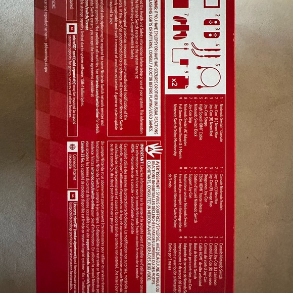 Nintendo Switch Mario In Box - Picture 5 of 6